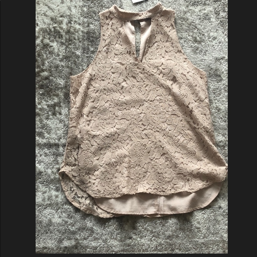 Lace Halter Top